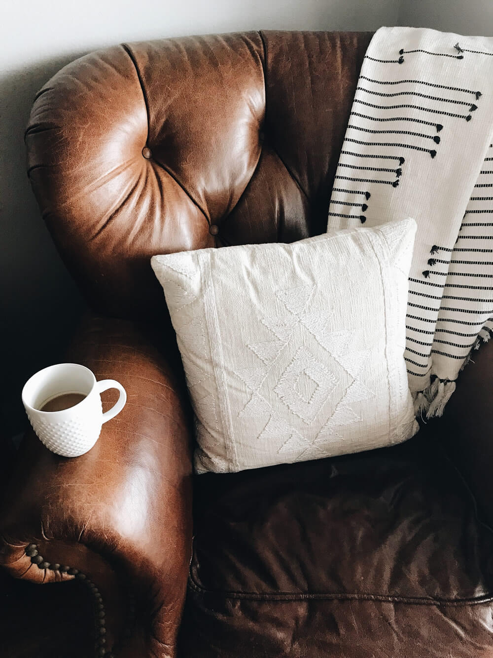 Couch and pillows