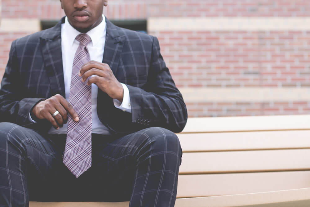 Man Wearing Suit